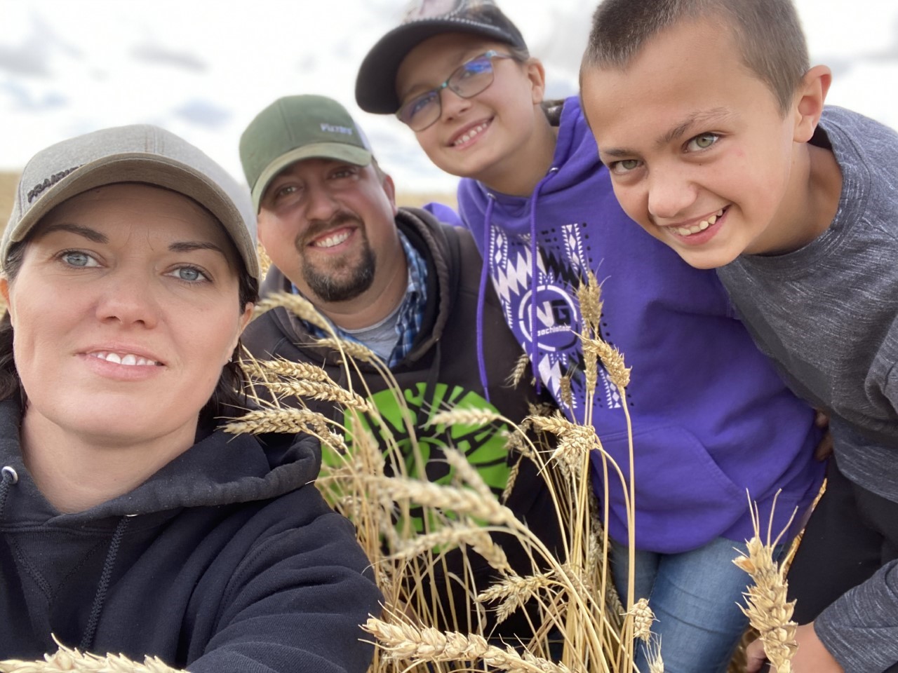 Family in the Field